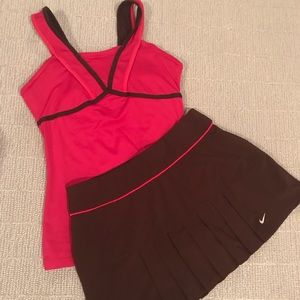 Nike Tennis Top and Skirt